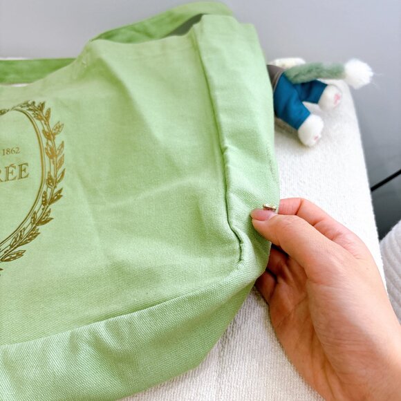 Green LADUREE Tote Bag - Picture 4 of 7